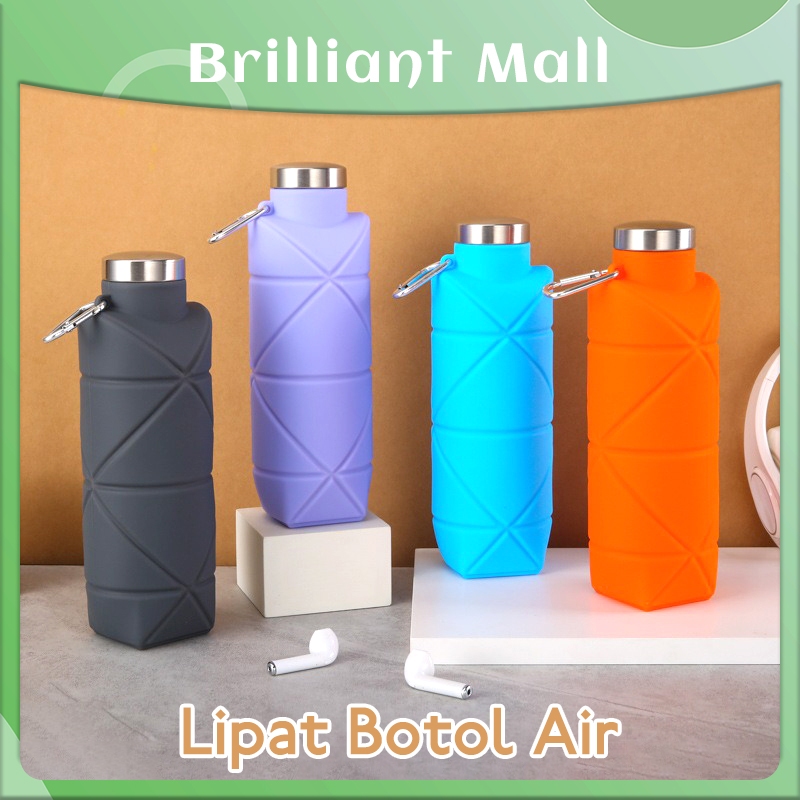 700ML/Botol Minum Lipat Botol Minum Lipat Silikon Tempat Minum Silikon Botol Minum Portable Foldable