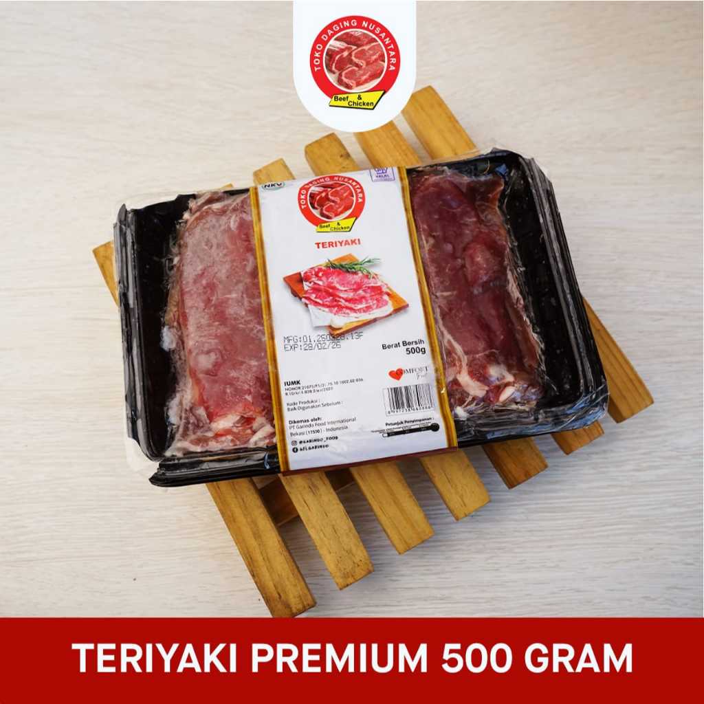 

DAGING SLICE TERIYAKI PREMIUM 500GR