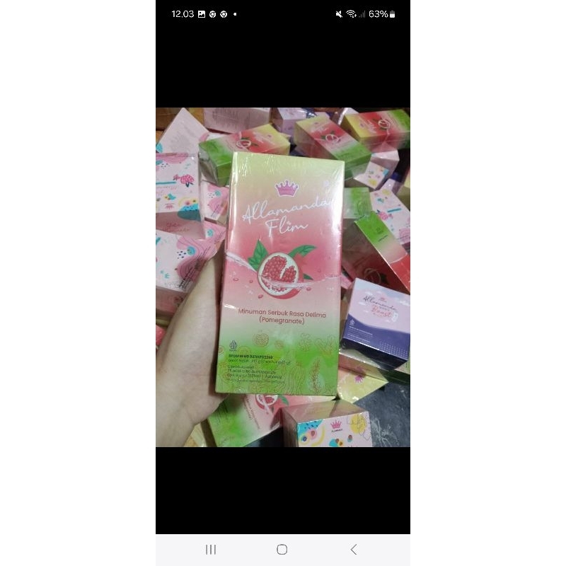 

ALMANDA FLYM MINUMAN SERBUK RASA DELIMA