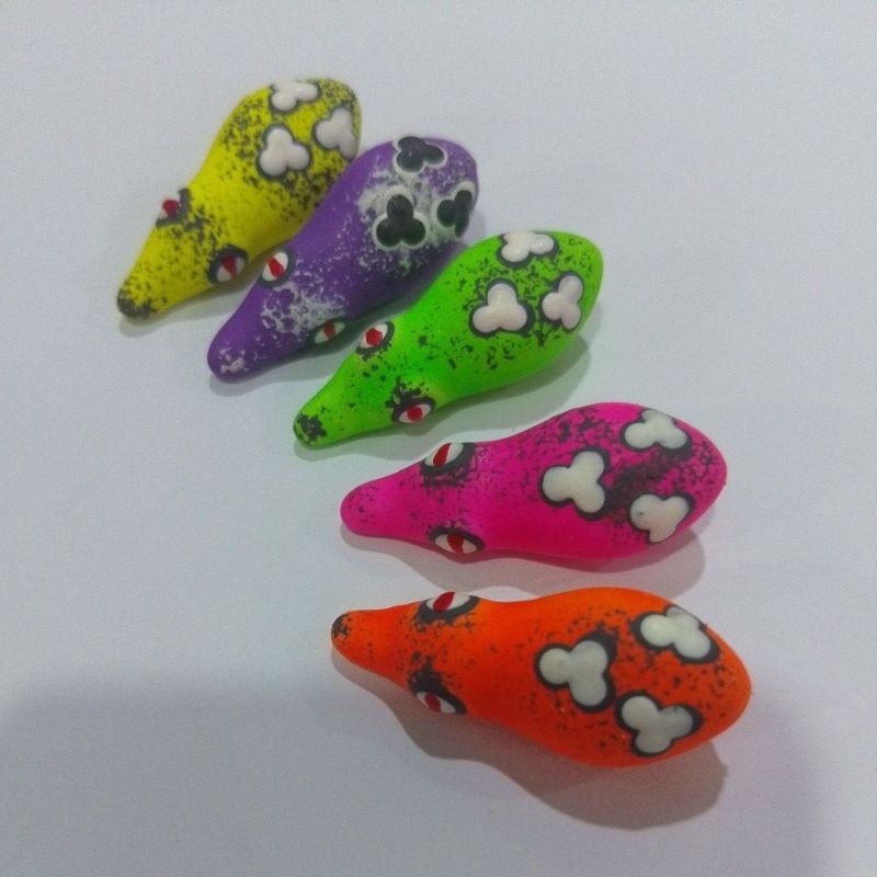 Kulit Soft frog 4cm / Cangkang Buaya Mini