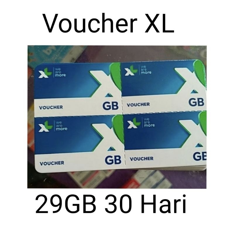 XL Voucher 29 GB 30 Hari Kuota Internet Paket Data