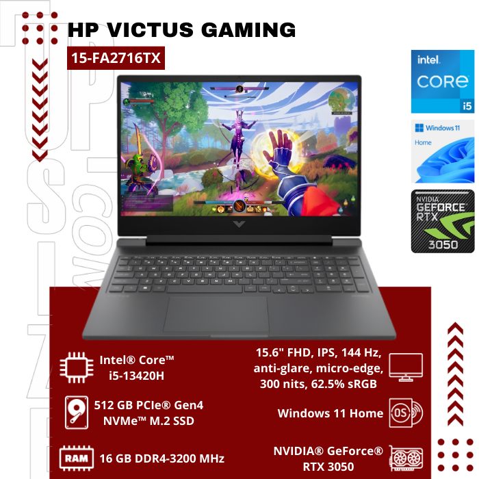HP Victus Gaming Laptop 15-fa2716TX