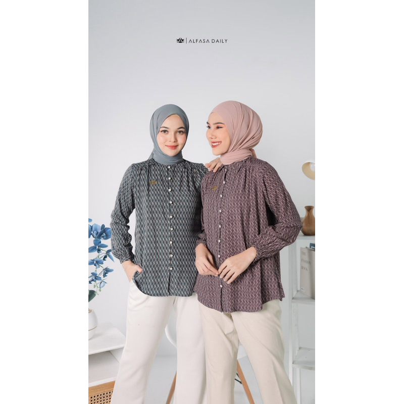 ARTHADA BLOUSE BY ALFASA DAILY ✔️atasan terbaru✔️ori produk alfasa✔️atasan promo
