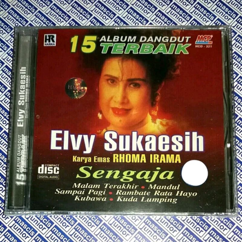 CD Elvy Sukaesih - 15 Album Dangdut Terbaik Karya Emas Rhoma Irama Soneta