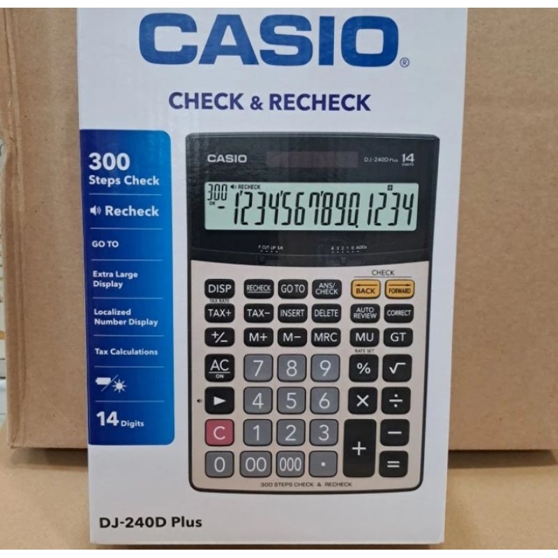 

Calculator Besar 14Digit - kalkulator Casio DJ240