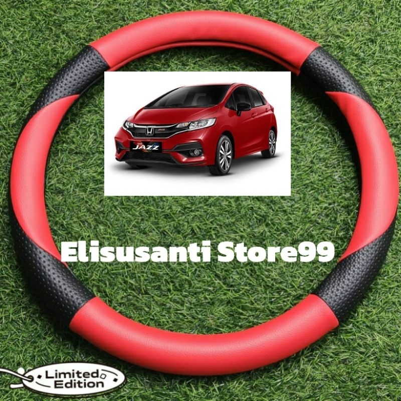 sarung stir mobil Honda jazz,cover stir mobil Honda jazz,pelindung stir motif sabit