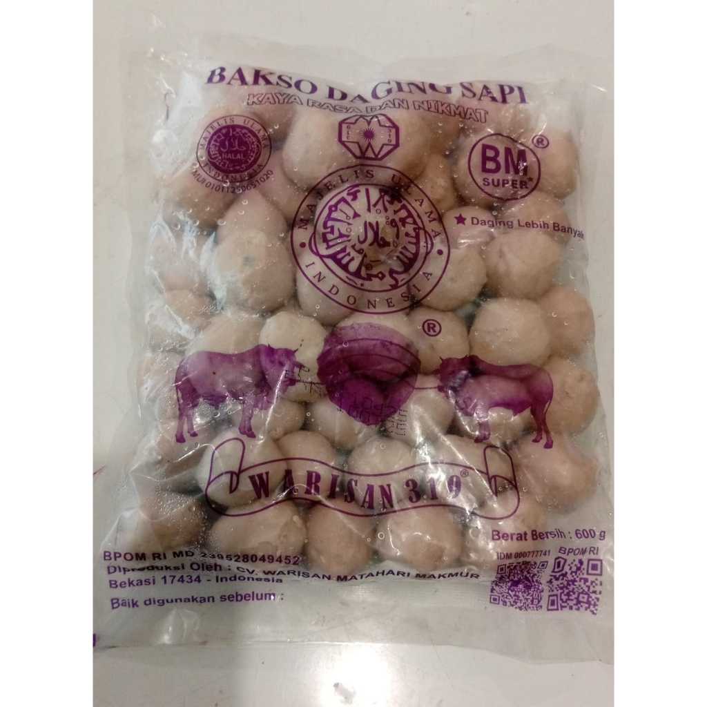 

Bakso Warisan Daging Sapi 600g Isi 50 Butir