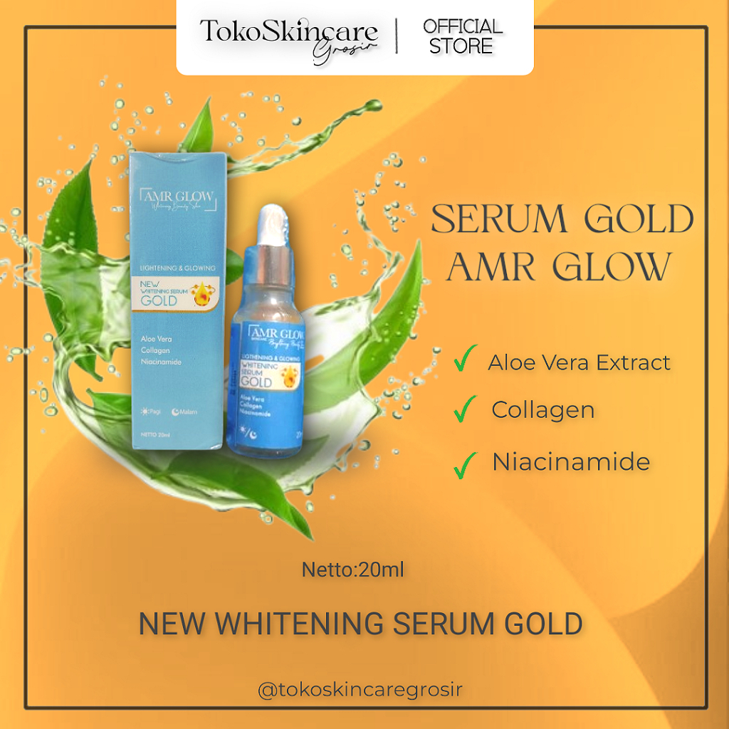 SERUM AMR GLOW / SERUM AMR GLOW GOLD WHITENING