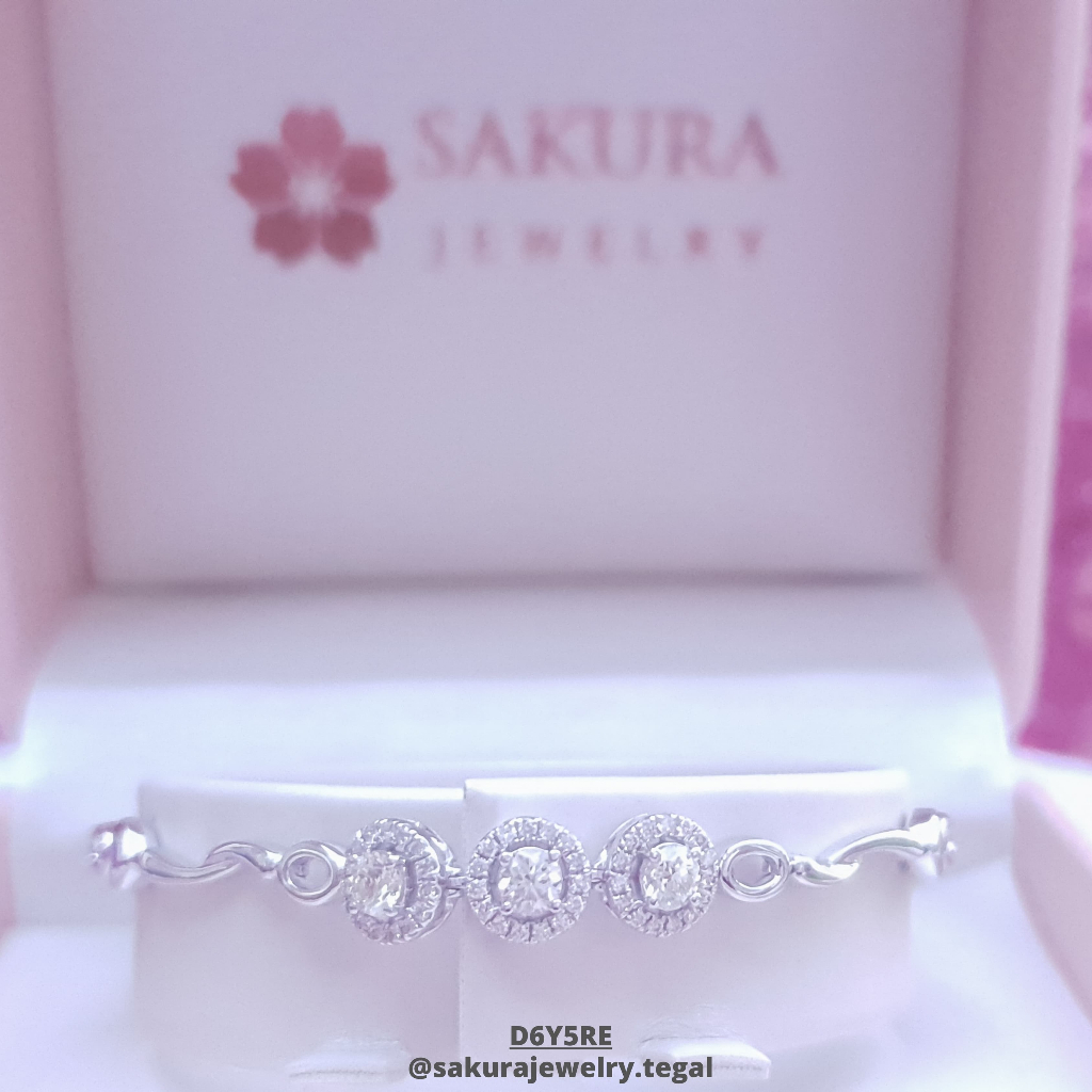 SAKURA JEWELRY TEGAL DIAMOND BANGLE  D6Y5RE