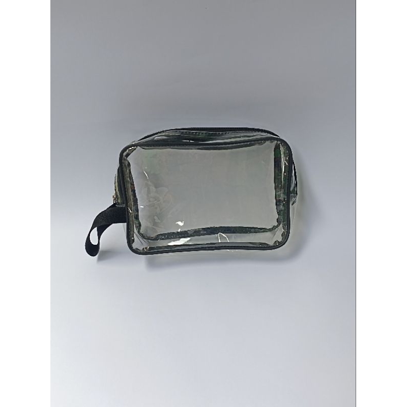 Best Craft, pouch mika transparan tempat make up / make up bayi. tas jinjing mika transparan
