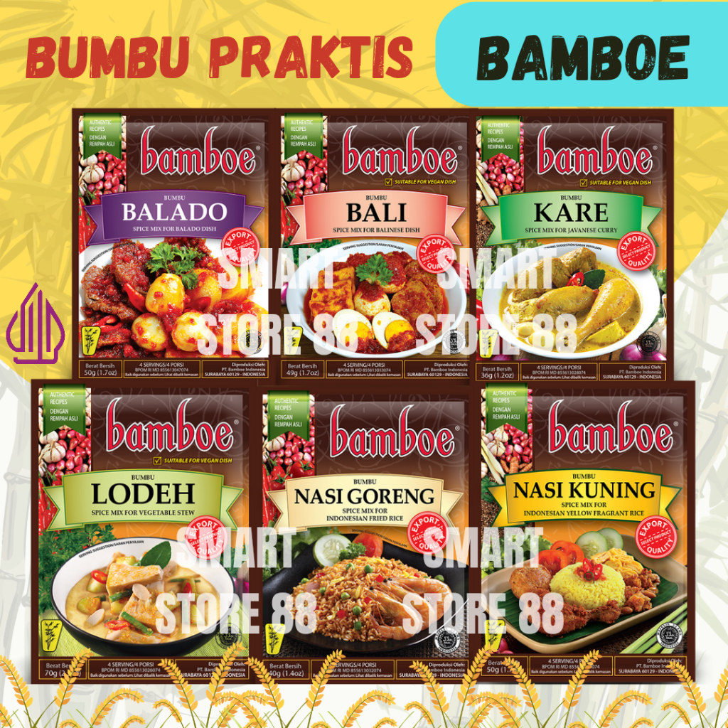 

BAMBOE BUMBU MASAK INSTAN LENGKAP DAN PRAKTIS
