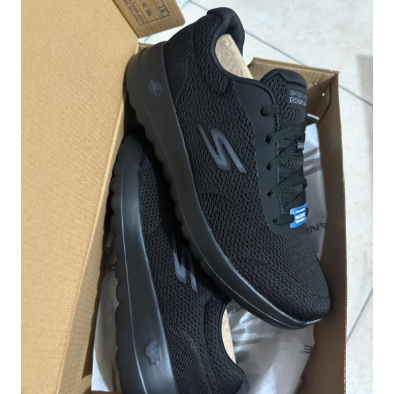 Sepatu Wanita Skechers Go Walk Full Black Original