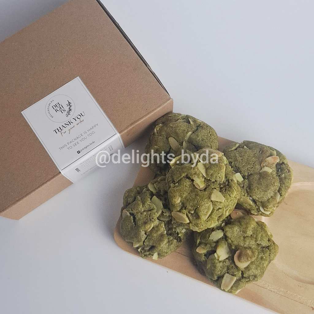 

Matchalmond Cookies (Box of 5) Delights by Da