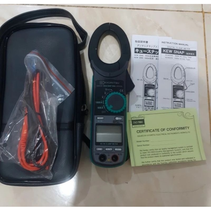 Tang Ampere Kyoritsu 2055 AC/DC / Digital Clamp Meter Kyoritsu 2055