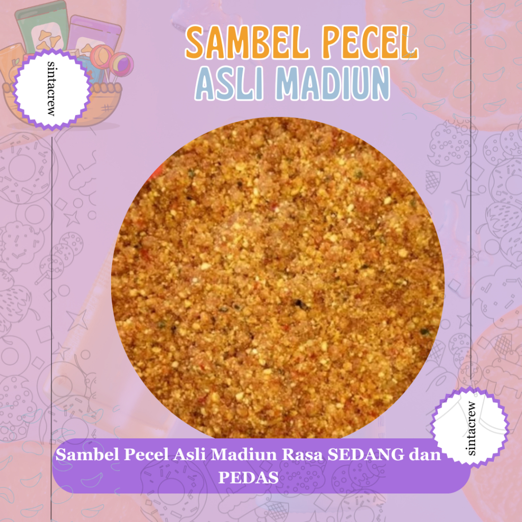 

[PROMO] Sambel Pecel Asli Madiun Rasa SEDANG dan PEDAS