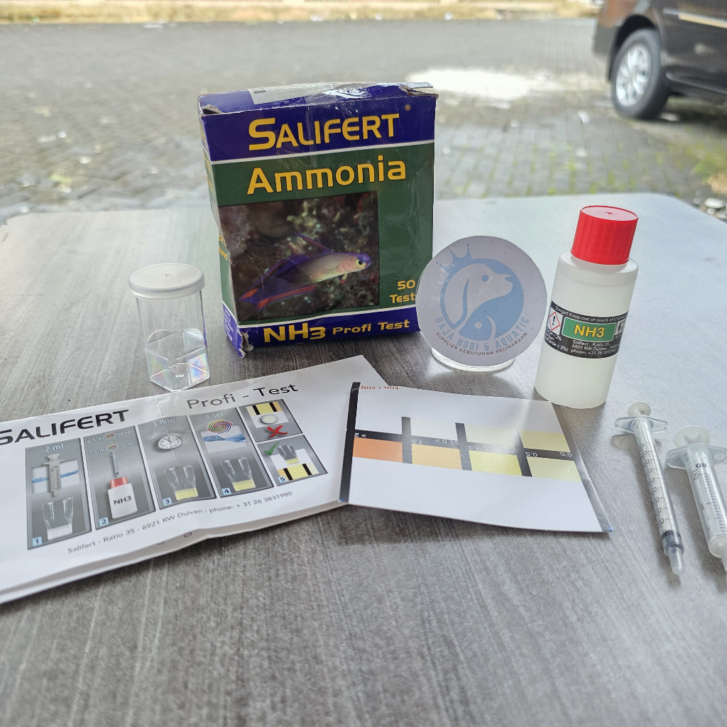 SALIFERT AMONIA AMIFONIA AMMONIA TEST KIT ALAT TES AMONIA AQUARIUM AKUARIUM KOLAM AIR ALAT TES NH3