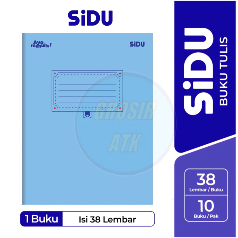 1 Kodi 20 Pcs! BUKU TULIS SiDU GARIS ISI 38