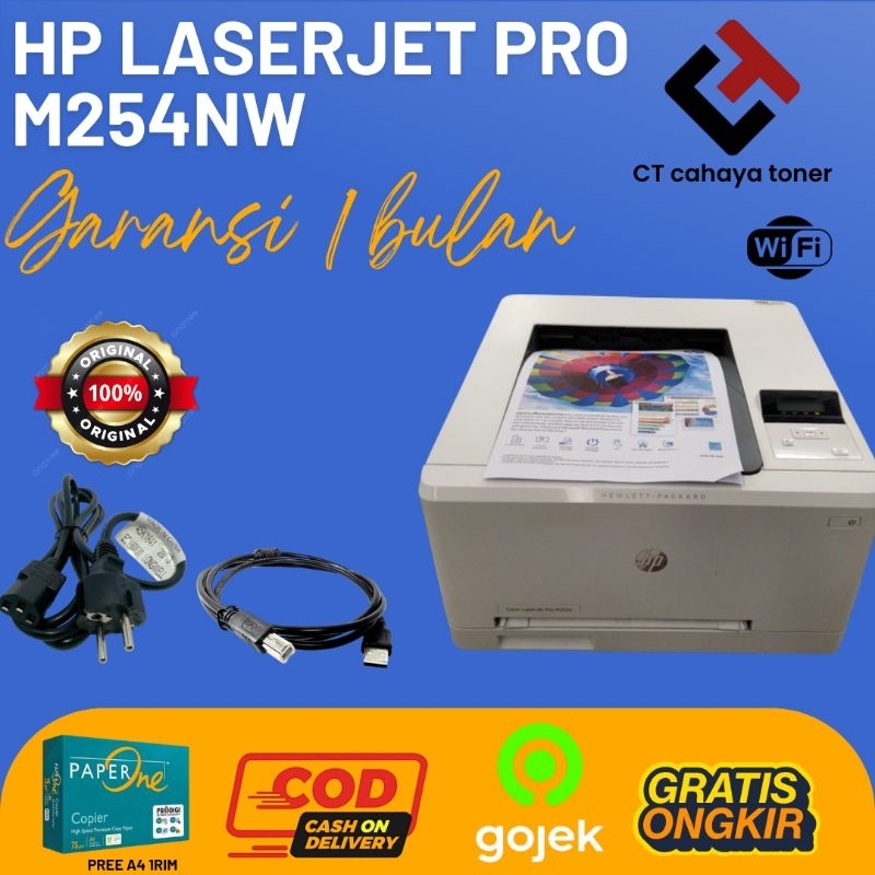 printer hp laserjet pro M254nw printer collor & wifi