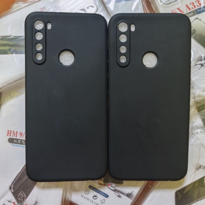 Case Pro Black Matte Redmi Note 8 Camera Protection Soft Case HITAM