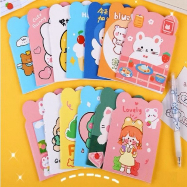 

Buku Tulis Mini Motif Kartun Note Book Mini Cartoon Mini Book Notepad Karakter Buku Tulis Memo Kecil