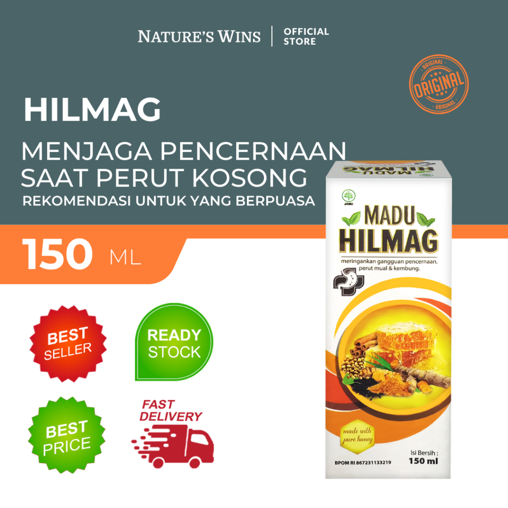 

MADU HILMAG MERINGANKAN GANGGUAN PENCERNAAN 150ML