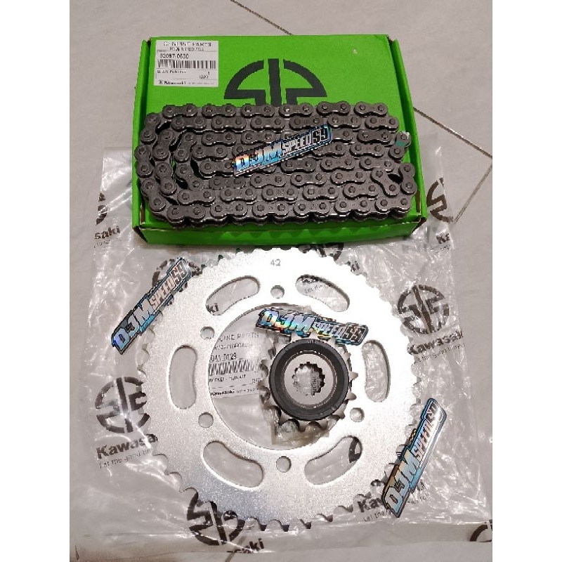 Gear set gir set Ninja 250 sl Ninja RR mono Z250 sl Original kawasaki