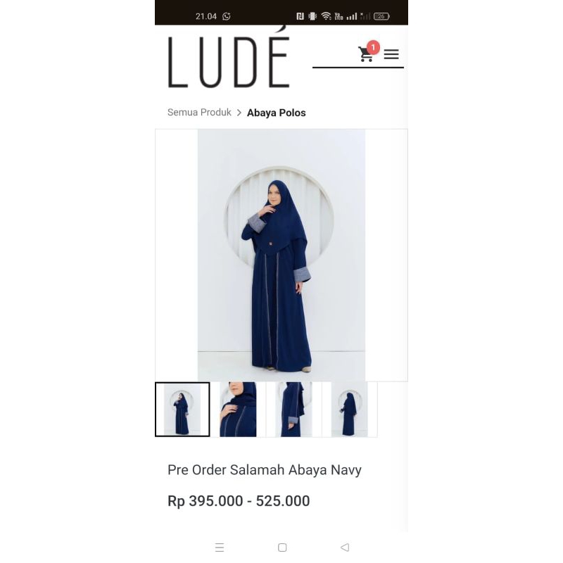 Salamah Abaya by Lude