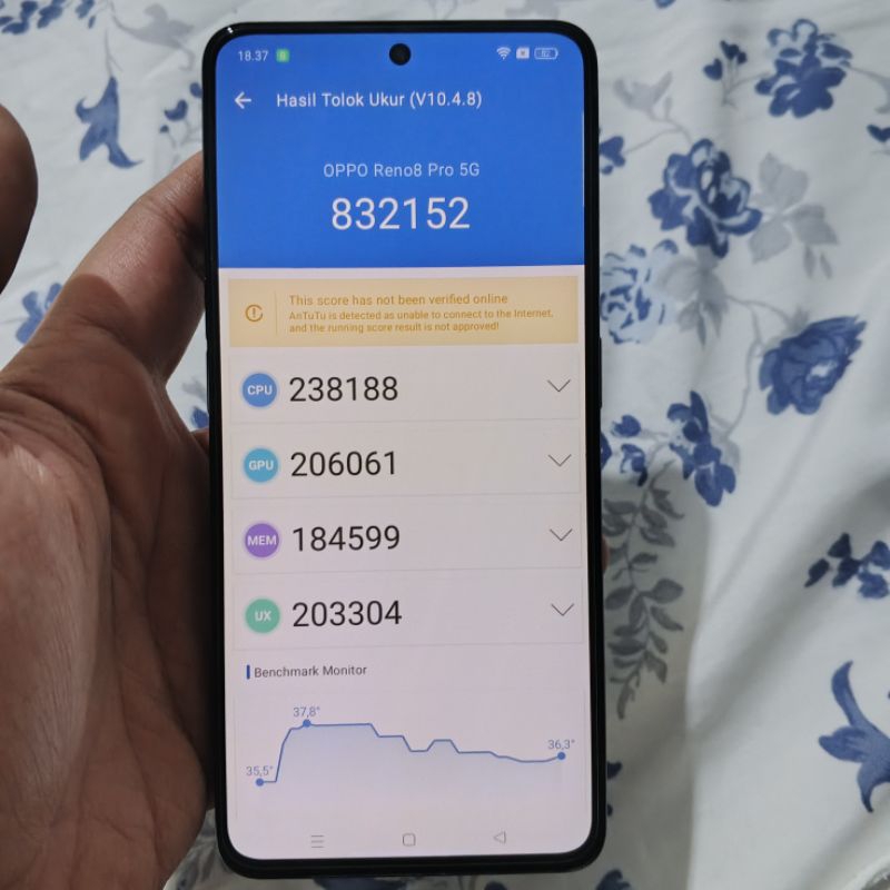 Oppo Reno 8 Pro 5G 12/256 Second Batangan