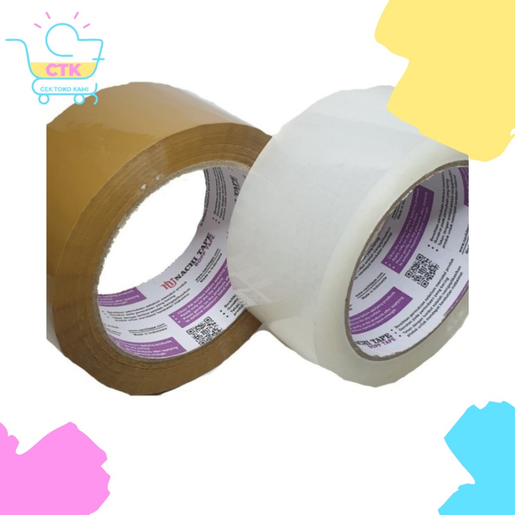 

Nachi Lakban Opp Bening Coklat 2inch Isolasi Packing