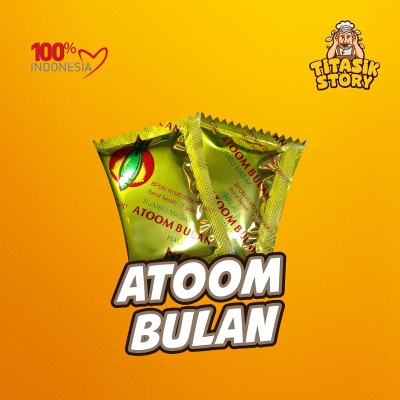 

ATOM BULAN - Bumbu Penyedap Rasa Cap Atoom BULAN - BPOM 855610009017 - HALAL MUI 00060011361199