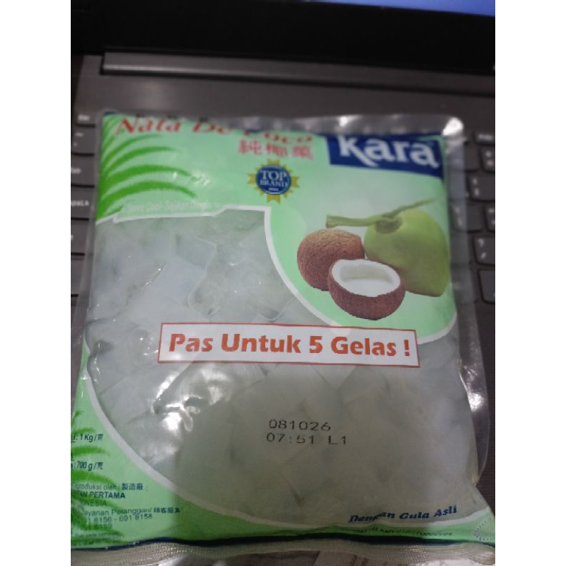 

Kara Nata De Coco Kara Sari Kelapa 1000gr Nata De Coco 1kg Dadu Besar Packing Aman santan