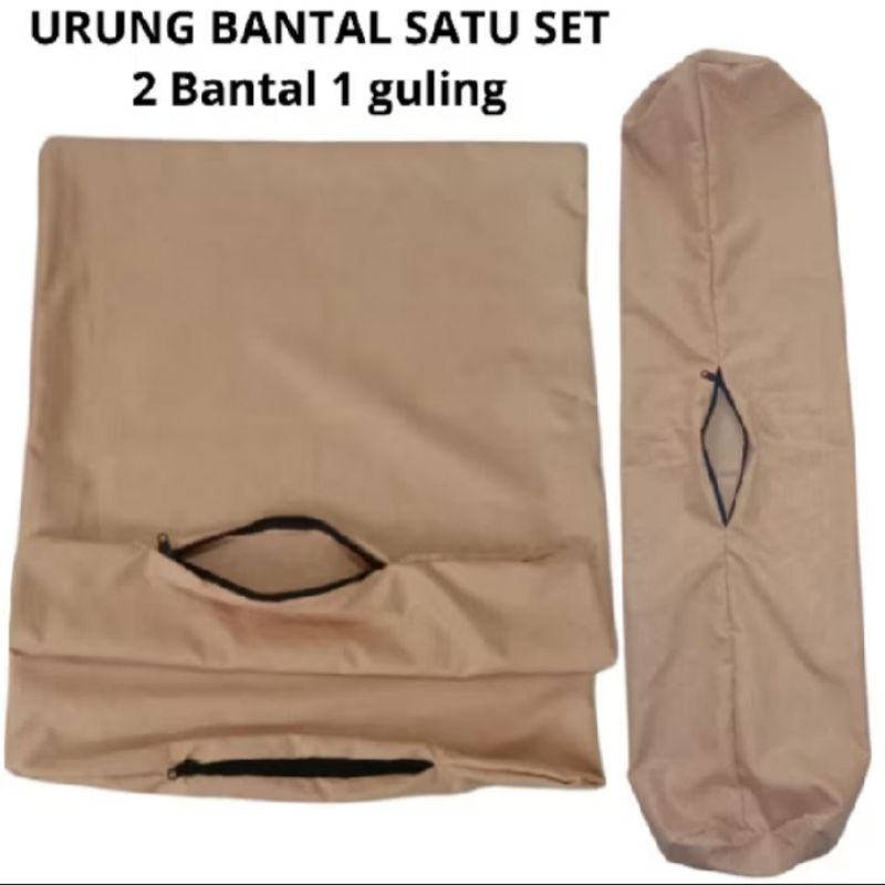 URUNG BANTAL Daleman Kapuk (satu set) 2 Bantal 1 guling