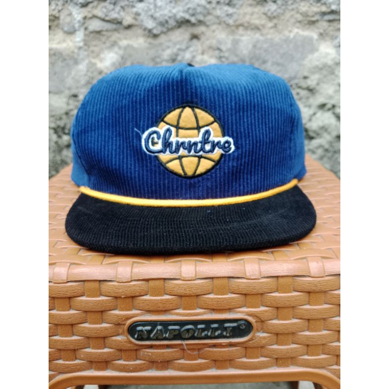 topi pria distro corduroy Visor pendek premium