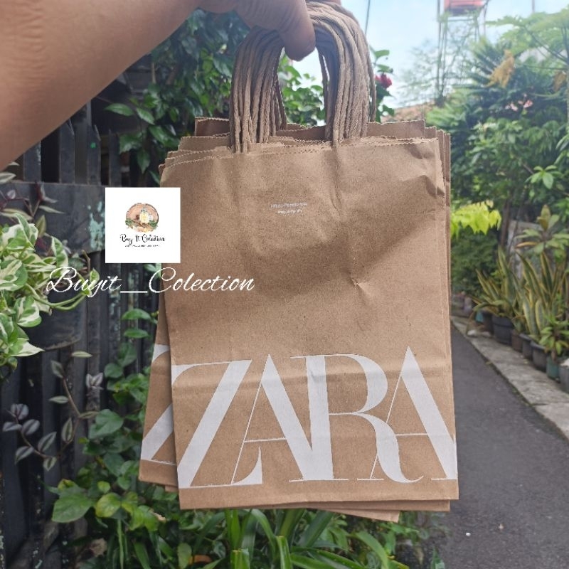 

PAPPER BAG ZARA ORIGINAL SIZE XTRA SMALL ORI