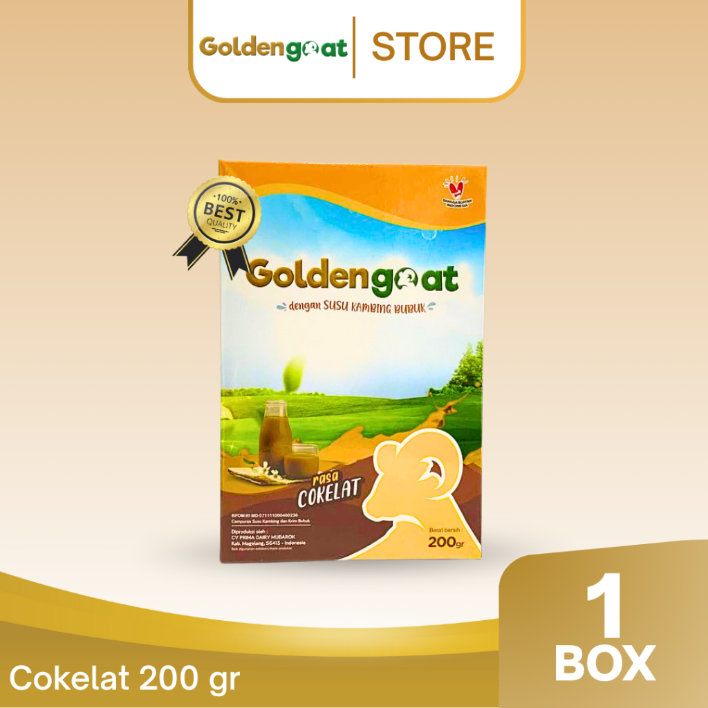 

Susu Cokelat Goldengoat 1 Box Cocok Untuk Anak-anak
