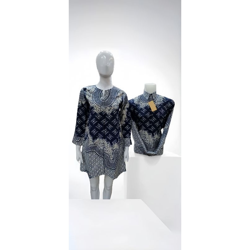 Batik couple bahan Doby semi sutra berpuring