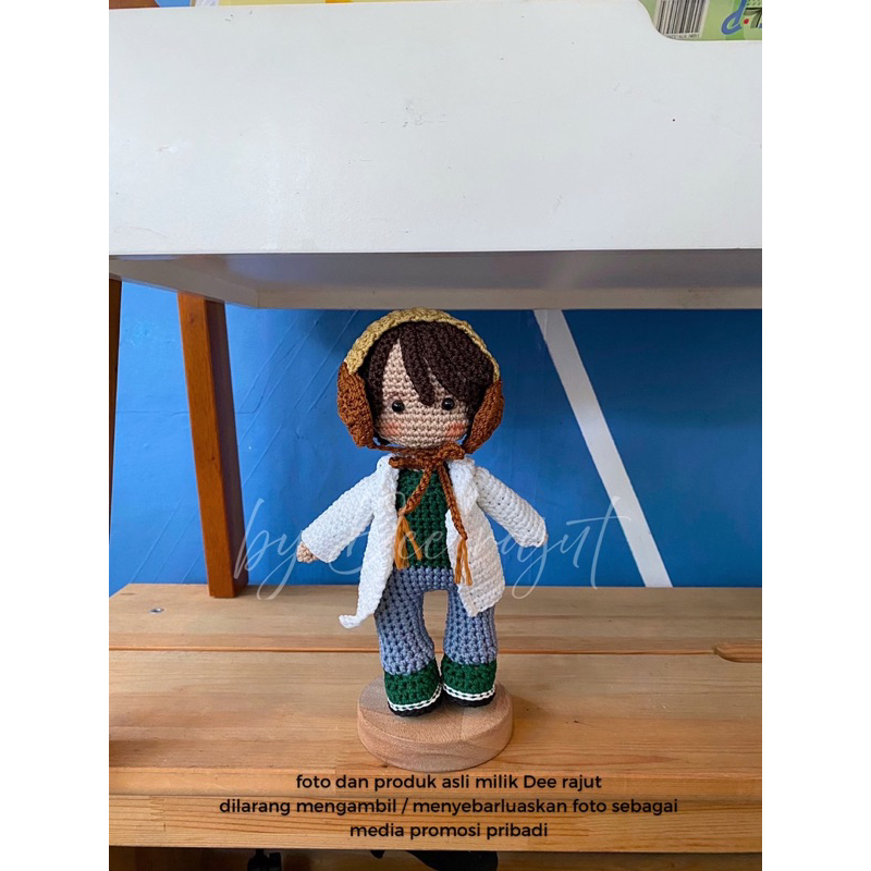 PO Boneka Rajut V Bts | Crochet Doll | Amigurumi Doll