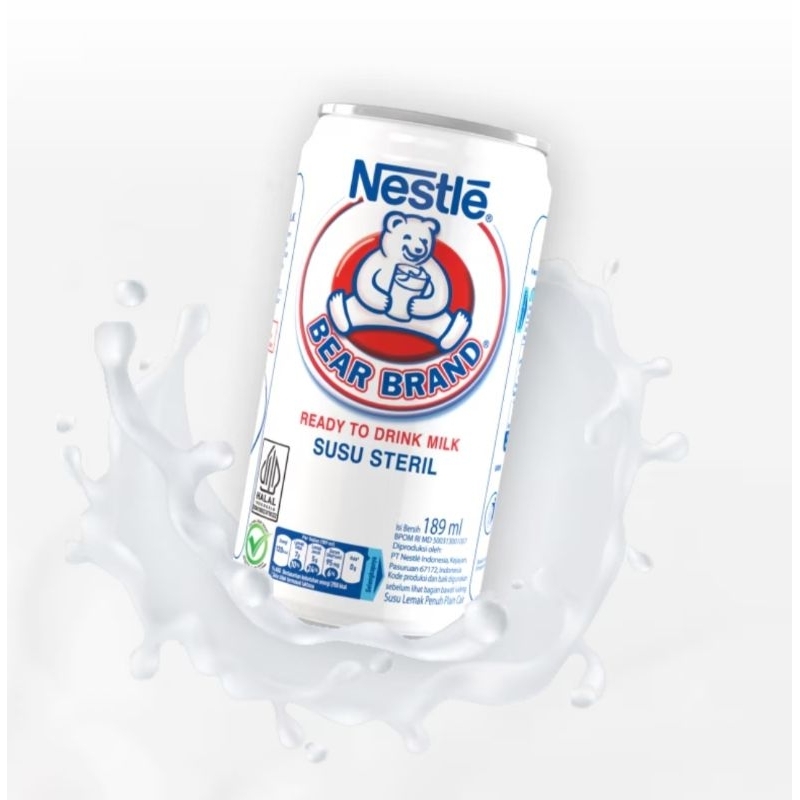 

[Ready Stok] Bear Brand Susu Steril 189 ml
