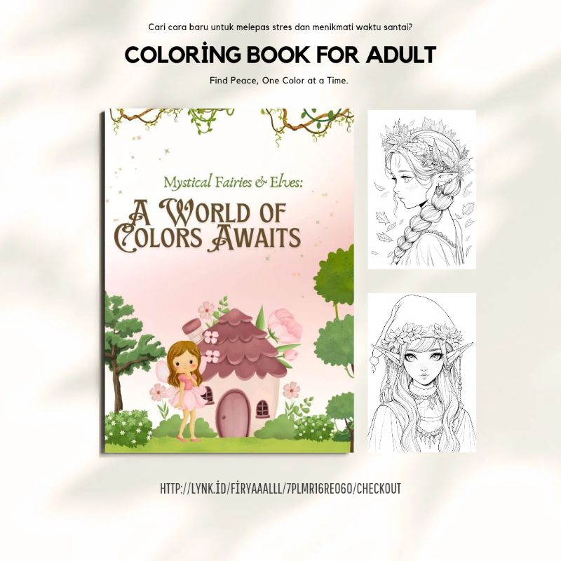 COLORING BOOK PDF - Buku mewarnai untuk remaja / Lembar Mewarnai PDF