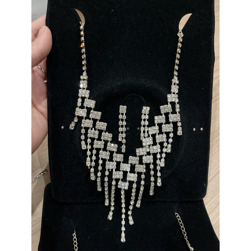 set kalung & anting pengantin