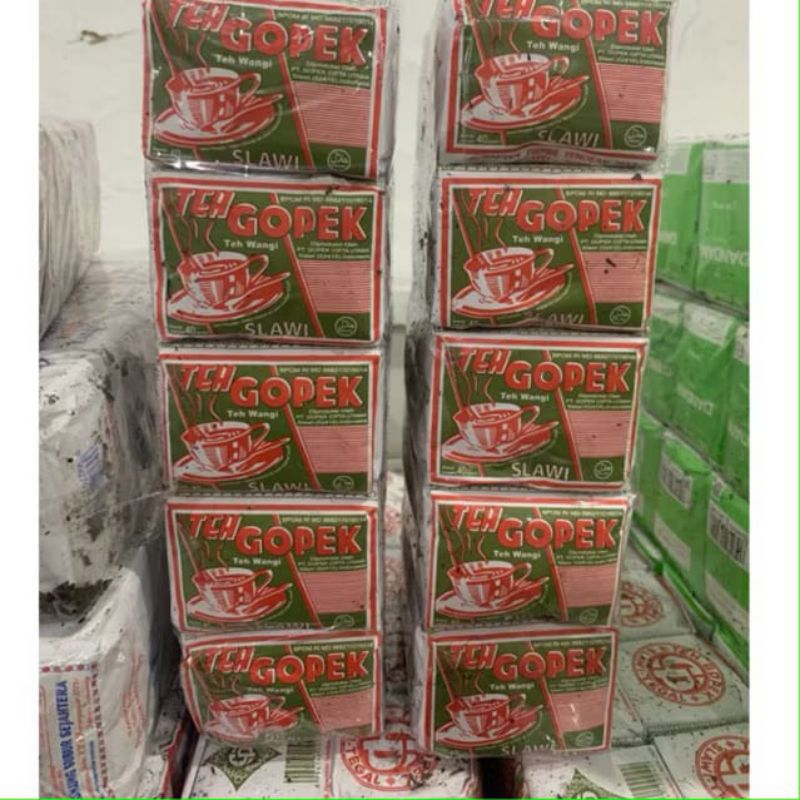 

TEH TUBRUK GOPEK TEH RACIKAN KHAS SOLO 40GR 1PACK ISI 10 pcs