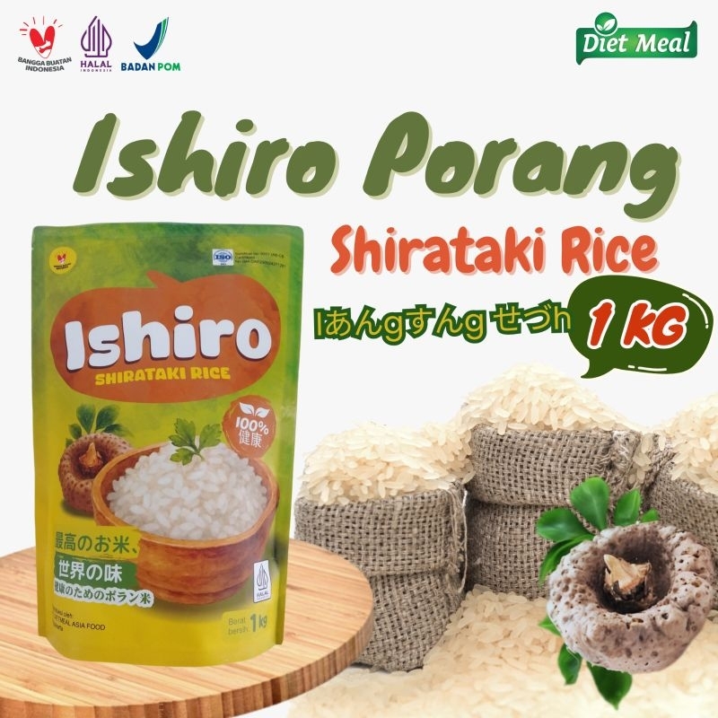 

Beras Porang Shirataki ISHIRO berat 1 KG