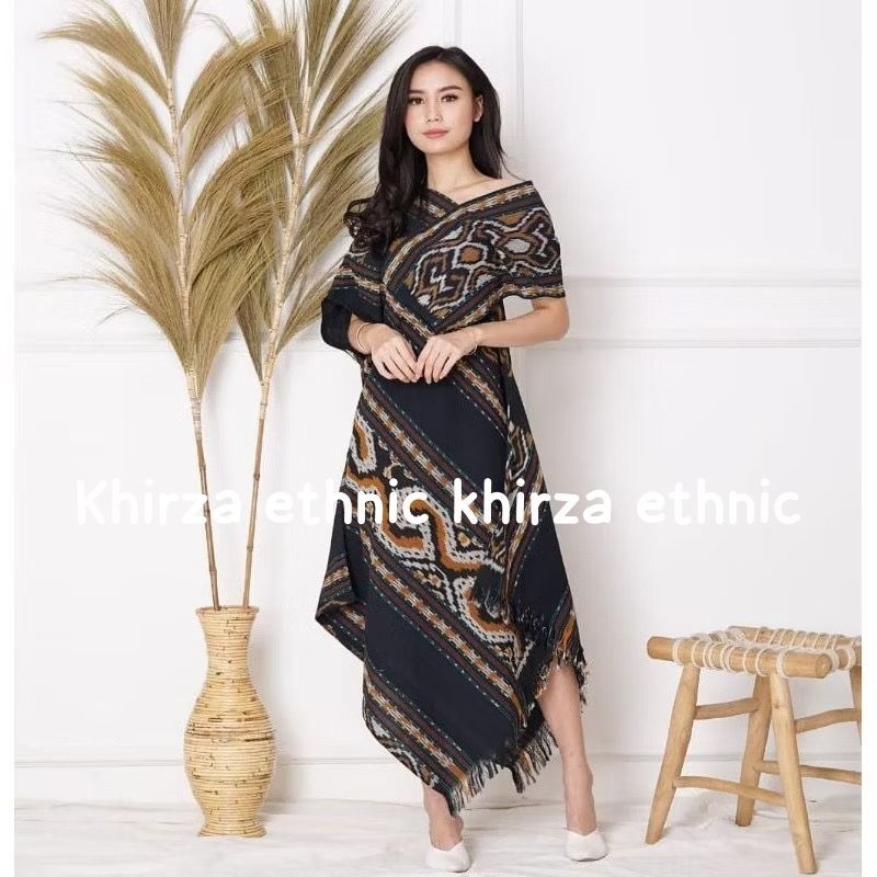 [ READY ] Dress tenun etnik - Dress diandra - dress etnik - baju wanita - dress wanita etnik - tenun