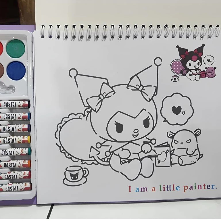 

Buku Gambar Anak free Crayon 12 halaman Buku mewarnai gambar 3D anak