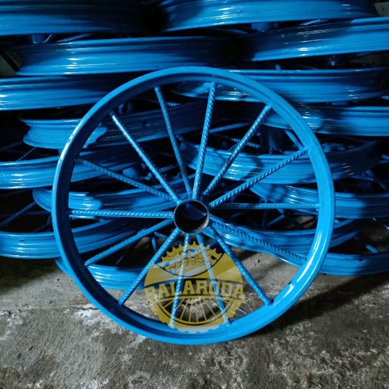 Roda Gerobak Ring 17 Bearing Kecil (Tanpa Ban) + Laker / Bearing 6205