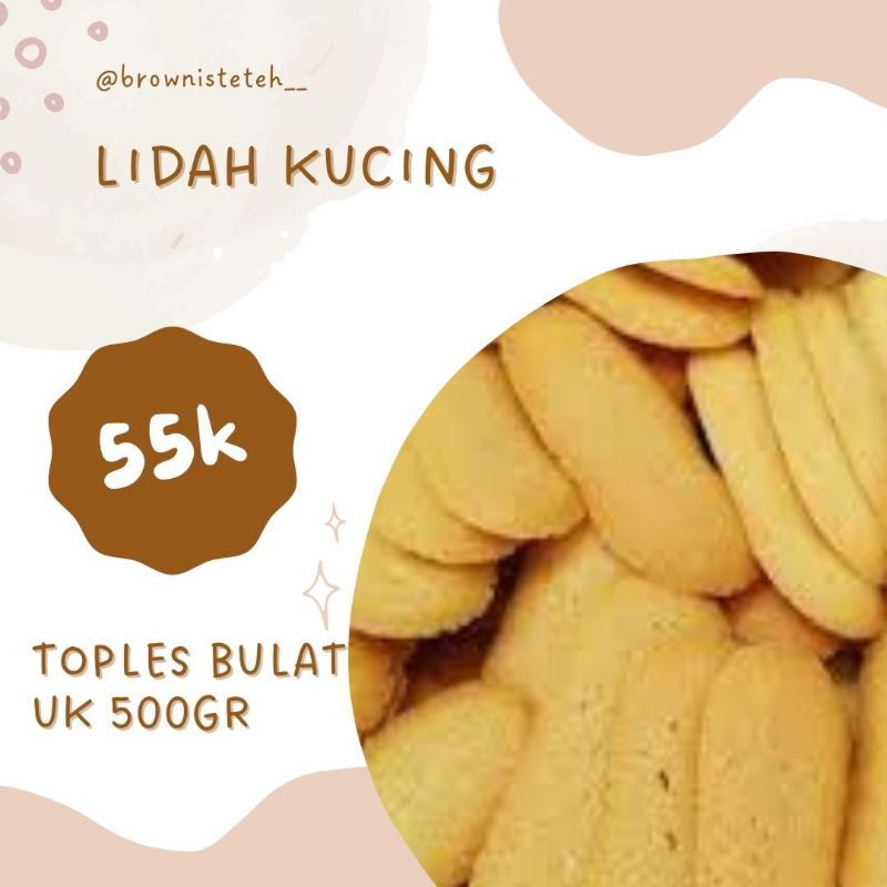 

LIDAH KUCING TOPLES BULAT 500G