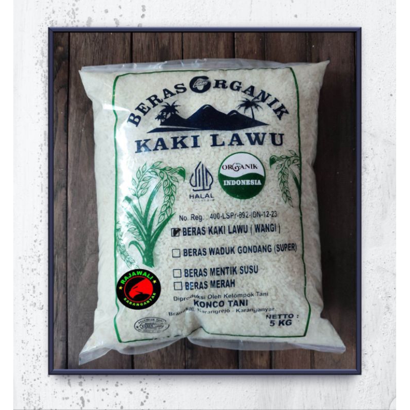 

Beras organik mentik wangi 5 kg