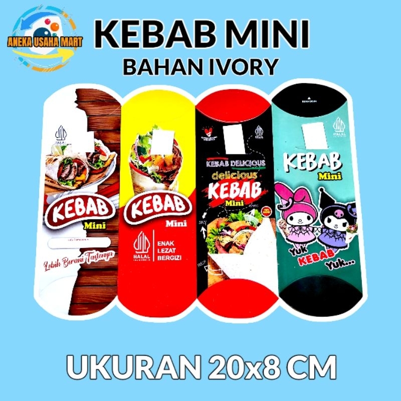 

Promo 100 PCS Kemasan Kebab Mini Small 20x8 cm Murah
