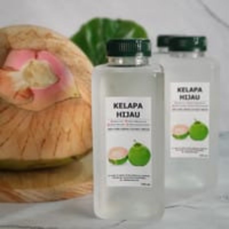 air kelapa ijo asli buat obat,kemasann botol,500ml
