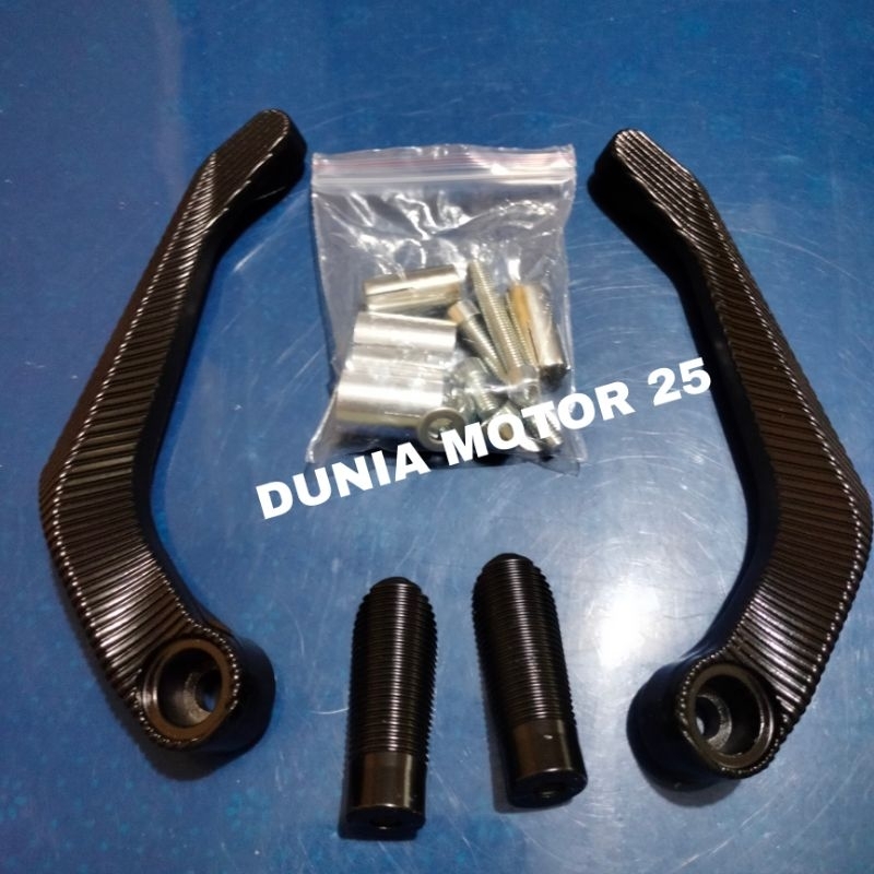 Handguard Proguard sabit handguard stang full black sabit sepasang variasi original universal motor 